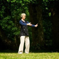 Qigong unter freien Himmel